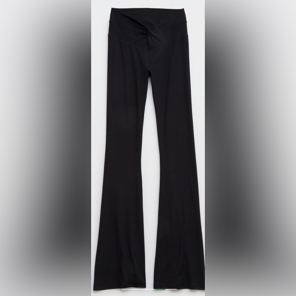 Aerie knot front flare leggings